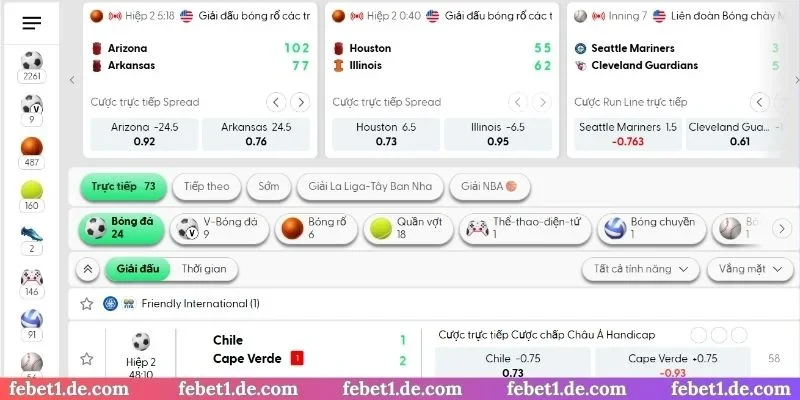 4 thủ thuật chơi thể thao Febet bất bại